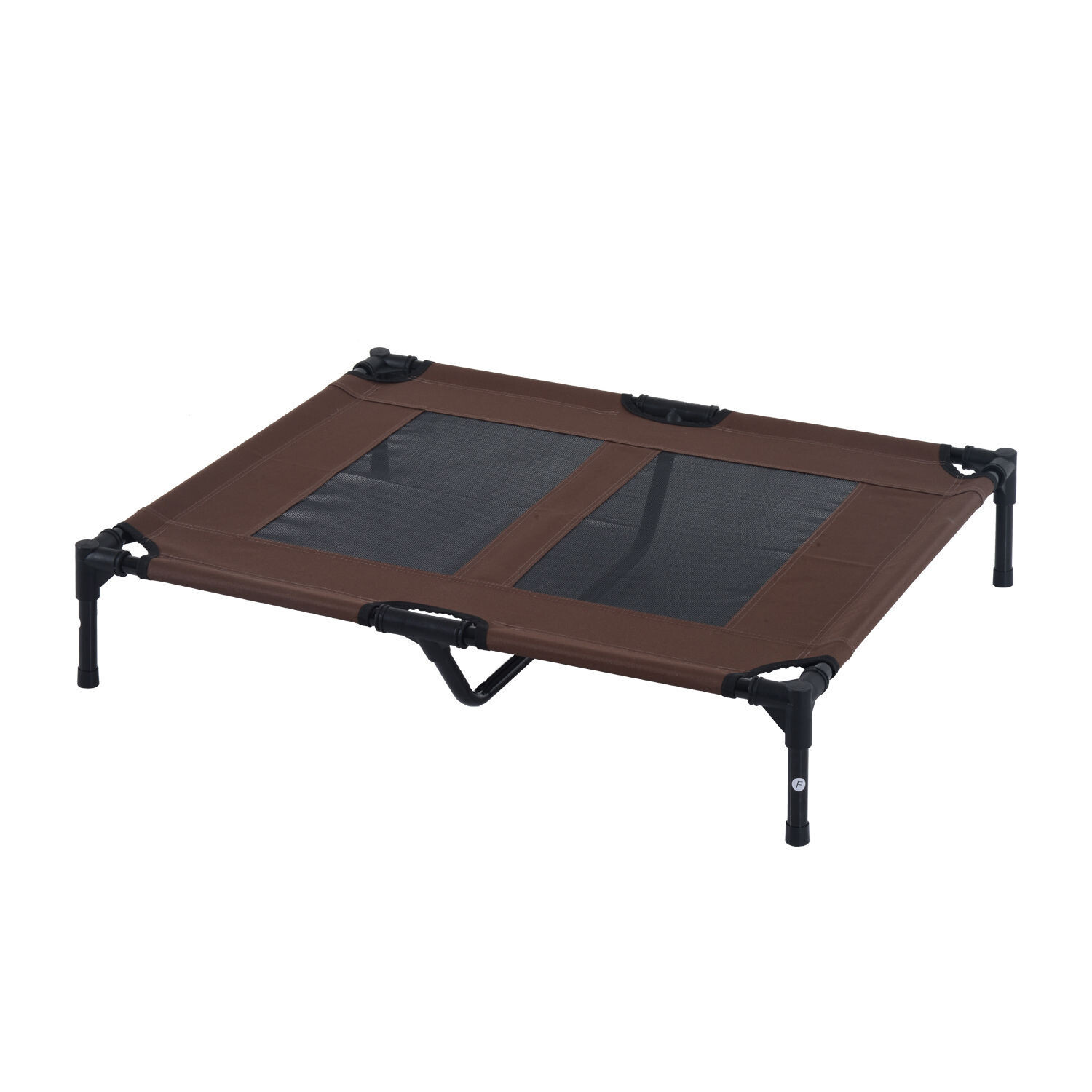 Hundeliege outdoor Schlafplatz Haustierbett Katzenbett Braun 92Lx76Bx18H cm