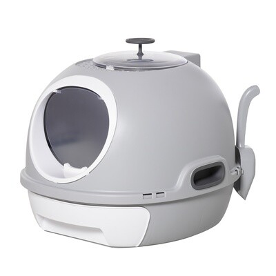 Katzentoilette Katzenklo Tragbar Grau
