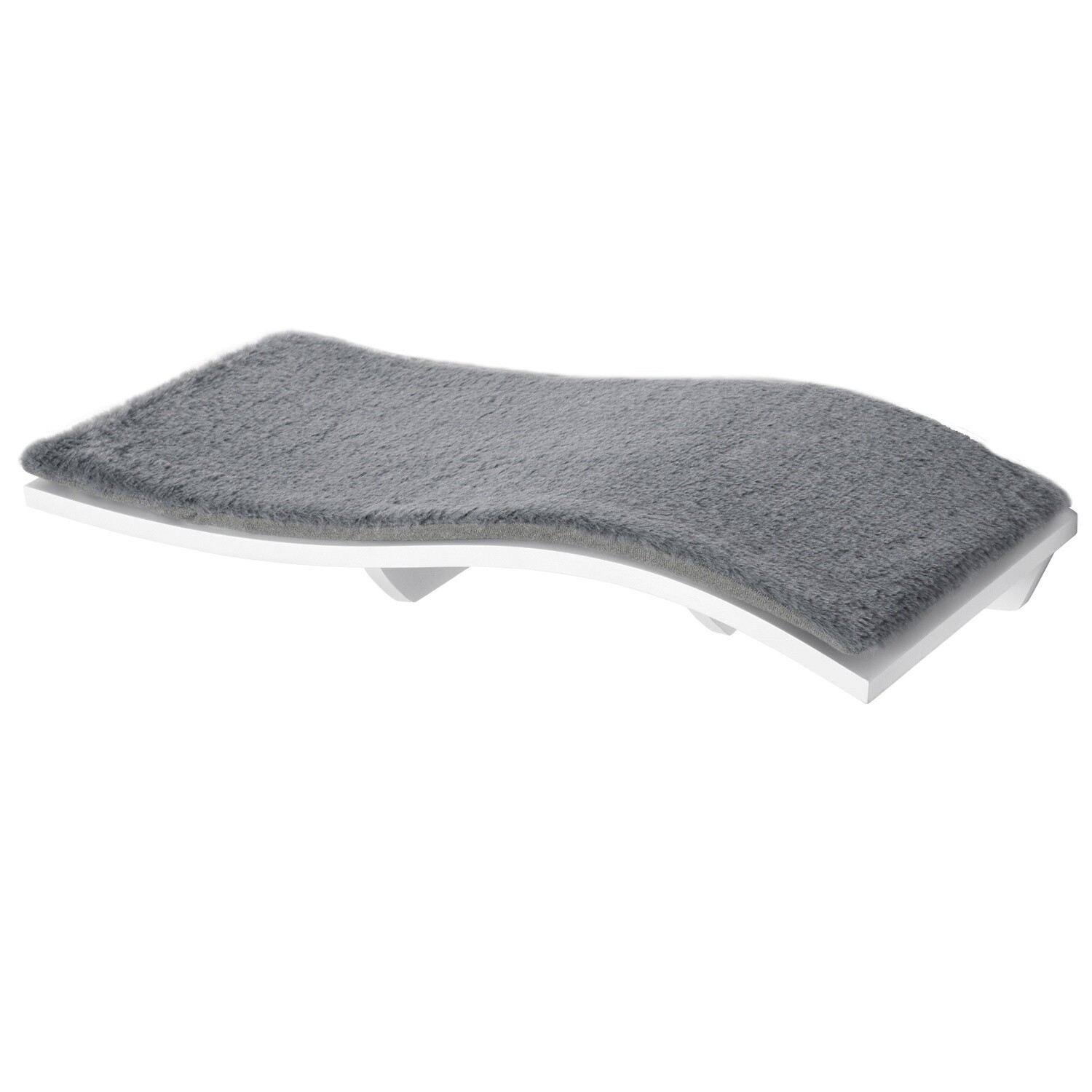 Kletterwand Katzenbett – Wandmontage, Katzenregal, Weiss