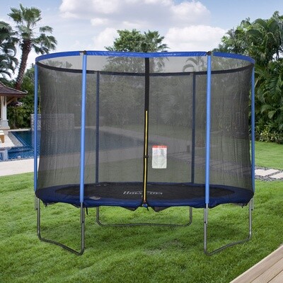 Trampolin mit Sicherheitsnetz Gartentrampolin Stahl Ø305 x 248H cm