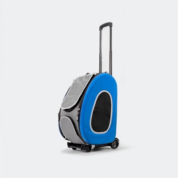 Ibiyaya® Hunde- Trolley Hundetasche 4in1, Blue