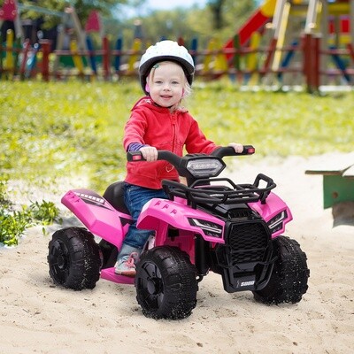 Mini Elektro-Quad Kinder Elektro ATV Frontlicht Rosa