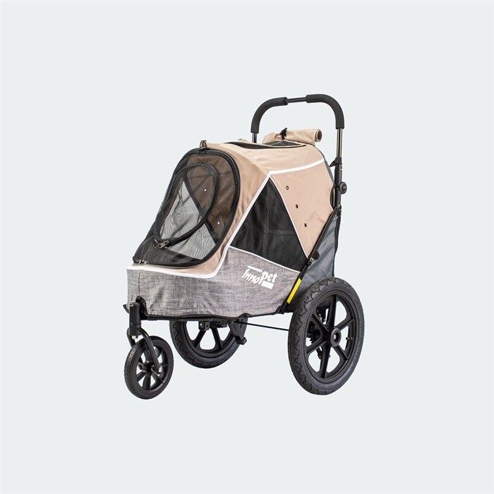 Innopet Veloanhänger  Hundebuggy Pet-Stroller Sporty Evolution Latte bis 30kg