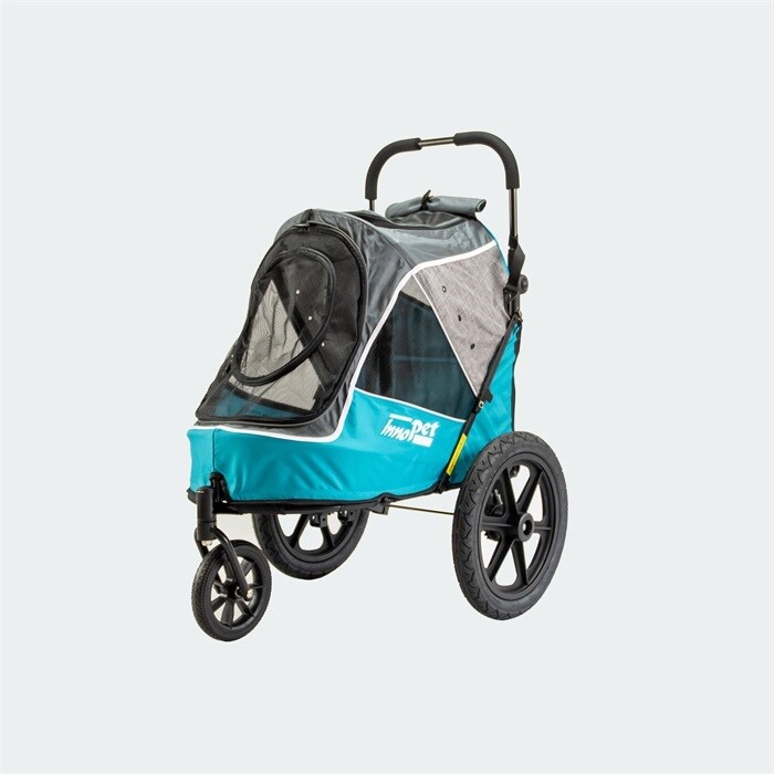 Innopet Veloanhänger Hundebuggy Pet-Stroller Sporty Evolution Ocean Blue bis 30kg