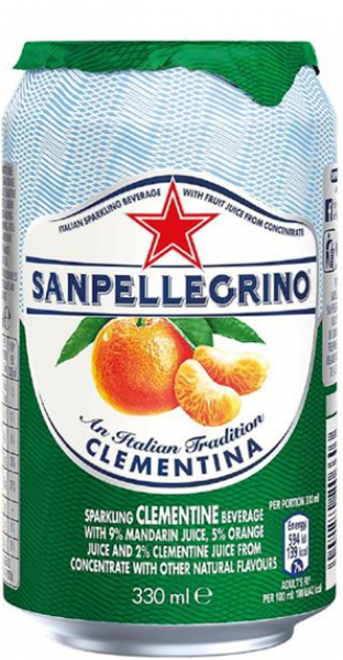 San Pellegrino Clementina (24 x 0,33 Liter Dosen NL) = 7,92 Liter