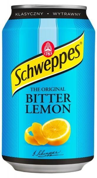 Schweppes Bitter Lemon (24 x 0,33 Liter Dosen PL) = 7,92 Liter