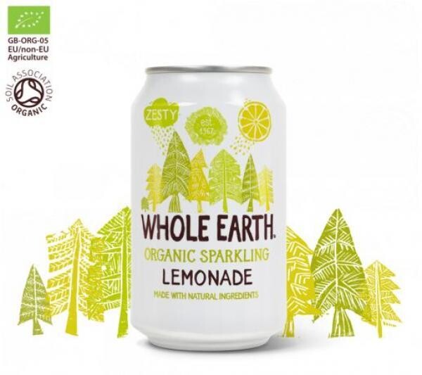 Whole Earth Organic Sparkling Lemonade (24 x 0,33 Liter Dosen UK) = 7,92 Liter