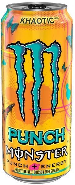 Monster Punch Energy Khaotic USA (12 x 0,473 Liter Dosen) = 5,676 Liter