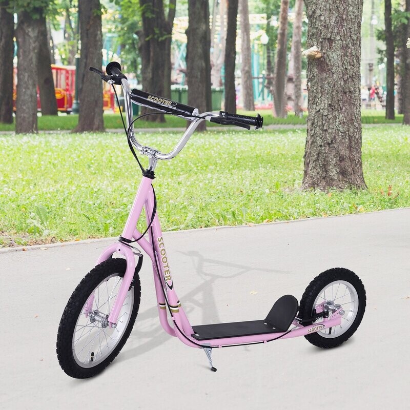 Tretroller 125 cm x 58 cm x 100 cm pink rosa