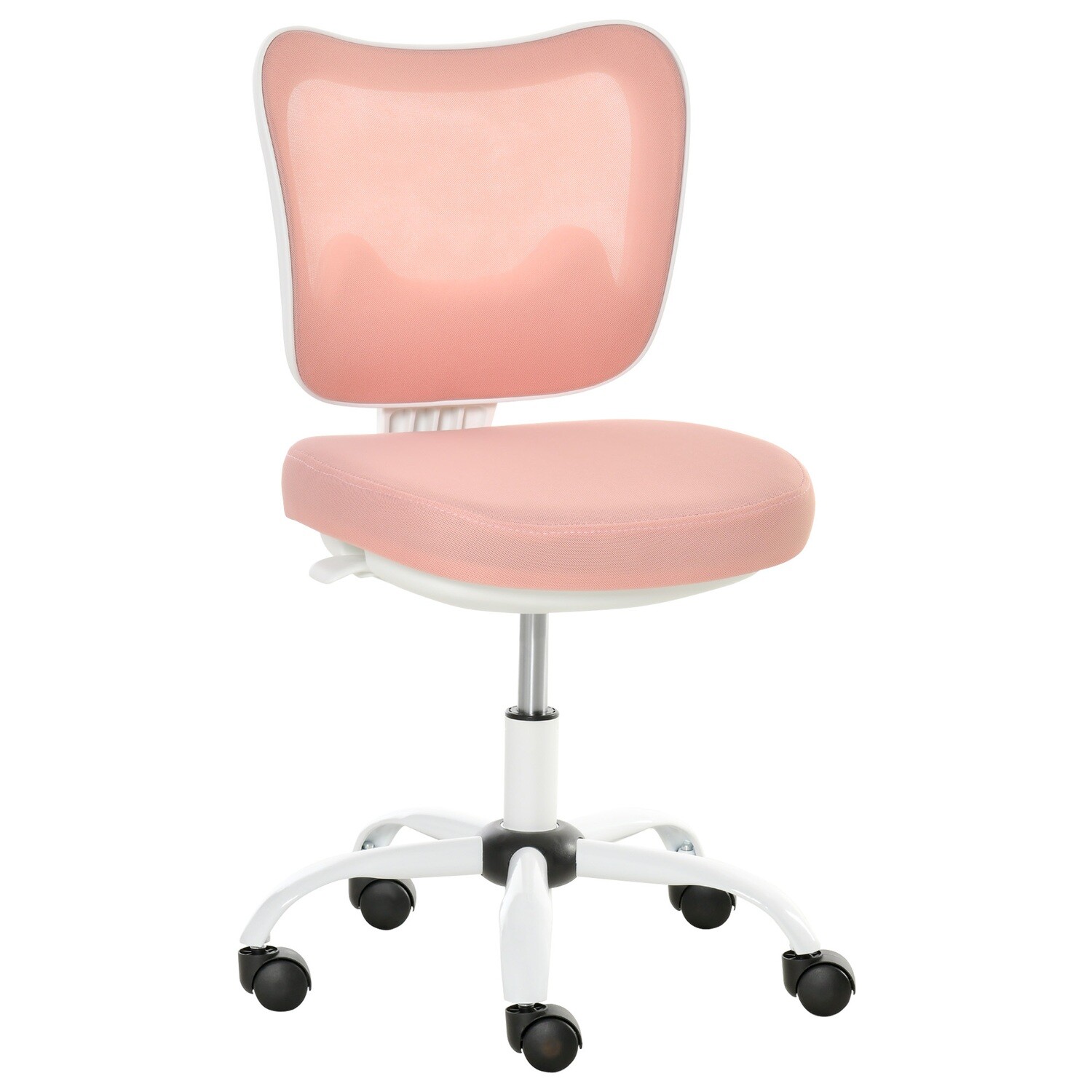 Computerstuhl Weiss + Rosa