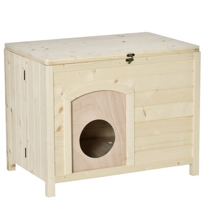 Hundehütte Hundehaus faltbar Katzenhaus Massivholz Natur