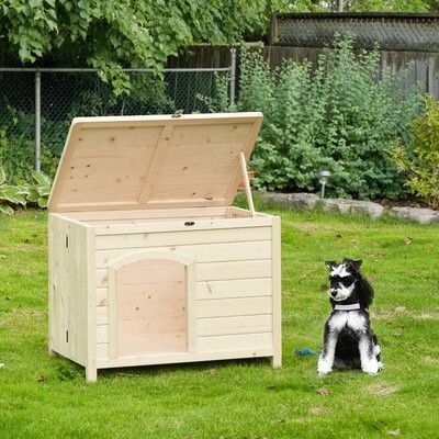 Hundehütte Hundehaus faltbar Katzenhaus Massivholz Natur