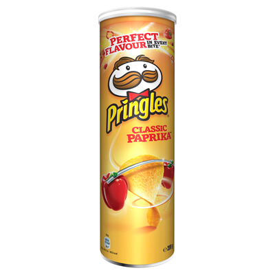 Grosspackung Kelloggs Pringles Chips Classic Paprika - 19 x 200 g Dosen = 3,8 kg