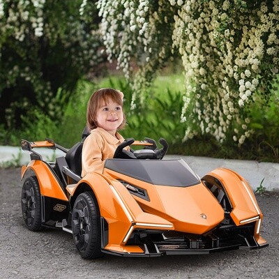 HOMCOM Kinderfahrzeug Lamborghini 117 cm x 66 cm x 50 cm