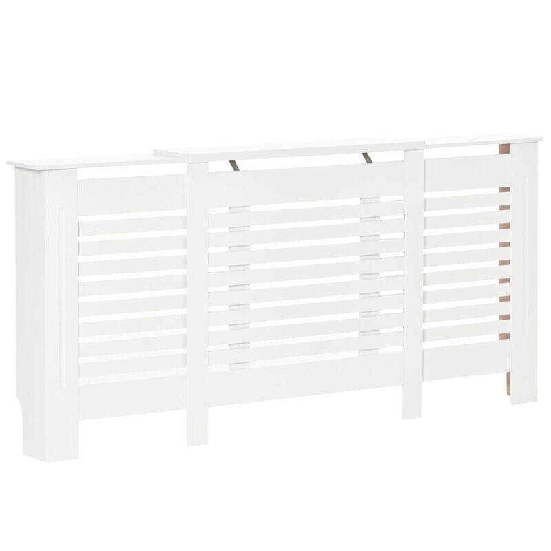 verstellbare Heizkörperverkleidung 140 cm - 202 cm x 19 cm x 82,5 cm