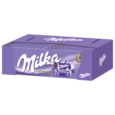 Grosspackung Milka Tafel Alpenmilch - 16 x 270 g Stücke = 4,32 kg