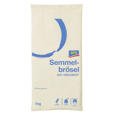 Grosspackung aro Semmelbrösel aus Weissbrot - 5 kg Sack