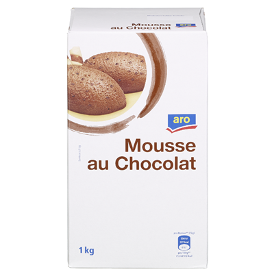 Grosspackung aro Mousse au Choc Dessertcremepulver mit Raspelschokolade - 10 x 1 kg Packungen = 10 kg