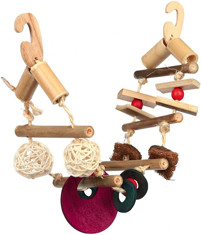 Trixie Vogel-Hängebrücke aus Bambus 45cm