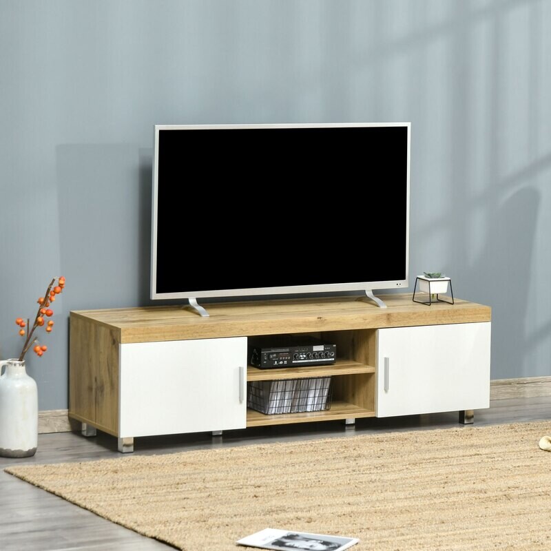 Doporro® TV Lowboard TV-Schrank Fernsehschrank 180cm In Matt Weiß
