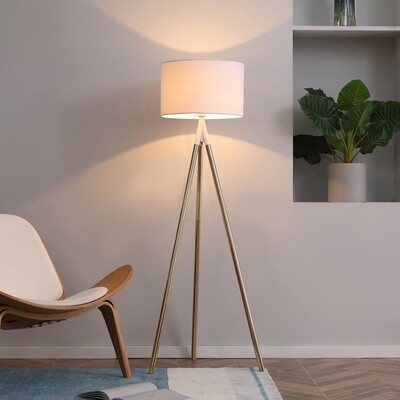 Stehlampe, Stehleuchte weiss