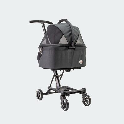 InnoPet Hundebuggy Pet Stroller City Hopper 3 in 1, schwarz