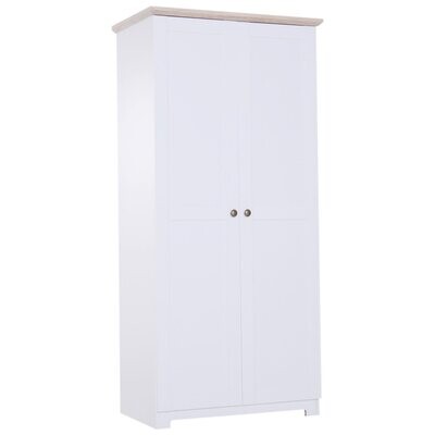 Mehrzweckschrank Kleiderschrank Küchenschrank Wäscheschrank Weiss
