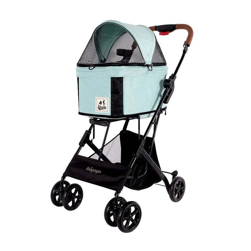 Ibiyaya Hundebuggy Pet Stroller Modell Travois Tri-Fold Gravel-System, Spearmint