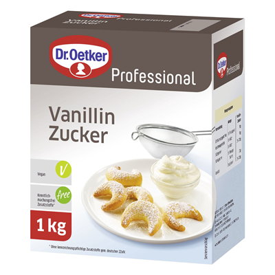 Grosspackung Dr. Oetker Professional Vanillin Zucker 10 x 1 kg Packungen = 10 kg