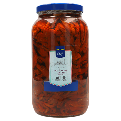 Grosspackung METRO Chef Getrocknete Tomaten in Sonnenblumenöl - 3,1 l Glas