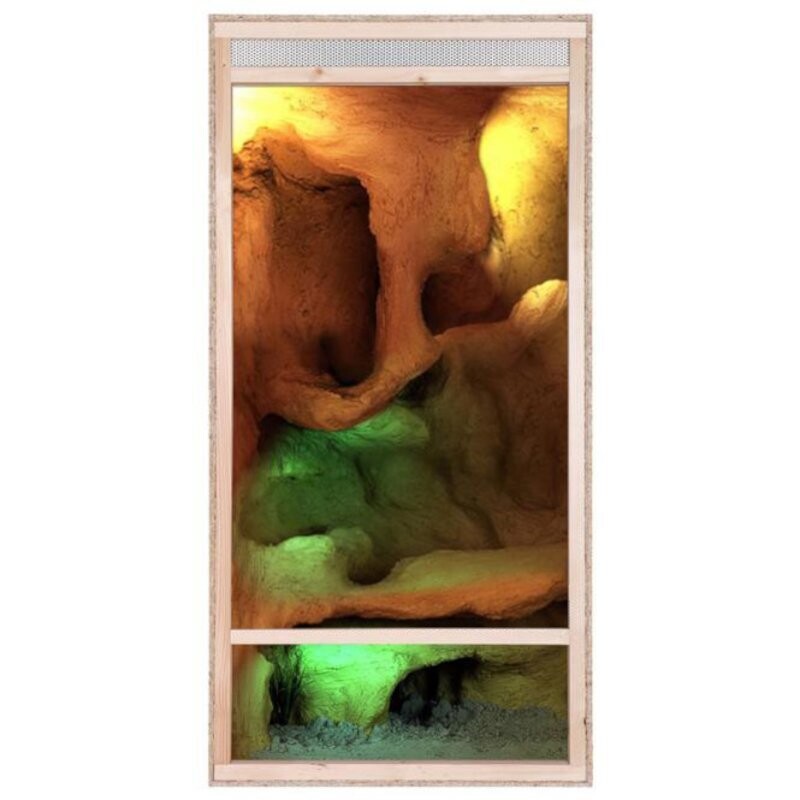 Repiterra Holz Hochterrarium Frontbelüftung 60x120x60cm