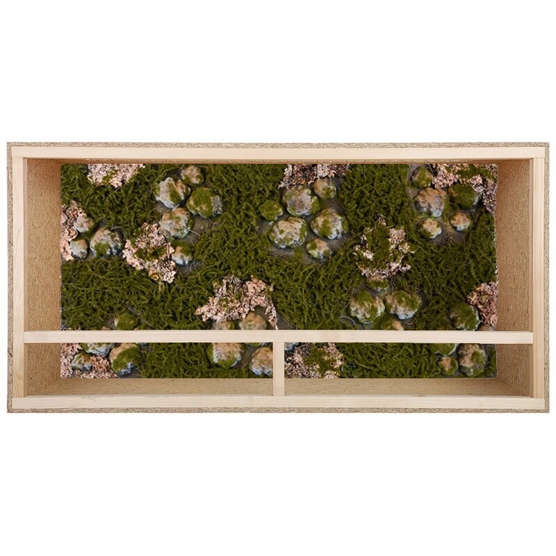 Terrarium Rückwand 120x60 cm Wald
