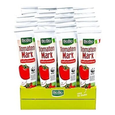 Grosspackung BioBio Tomatenmark 2-fach konzentriert 200 g, 24er Pack = 4,8 kg