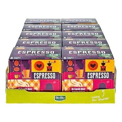 Grosspackung BioBio Espresso 52 g, 10er Pack = 0,52 kg