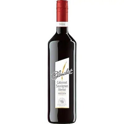 Grosspackung Blanchet Cabernet Sauvignon Merlot trocken Vin de France 12,5 % vol 6 x 0,75 Liter = 4,5 Liter
