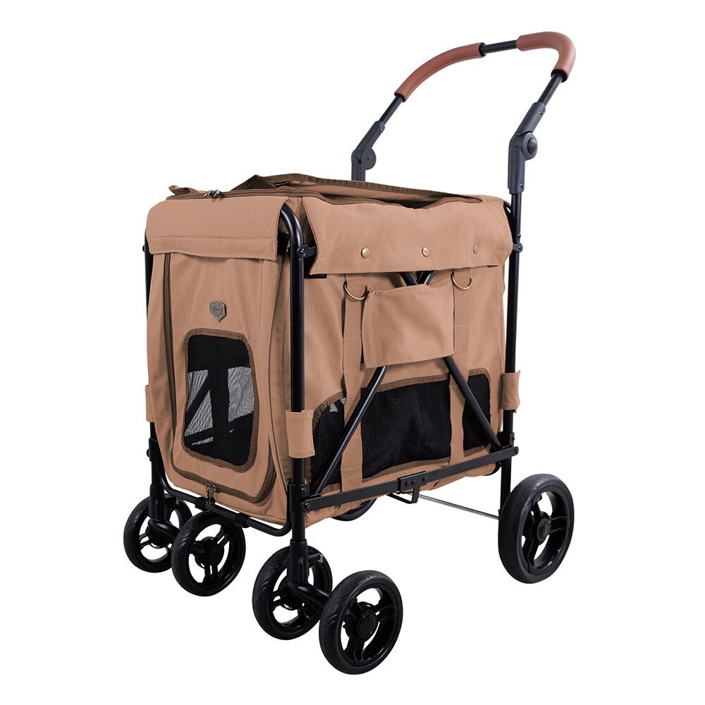 Ibiyaya Hundebuggy Pet Stroller &quot;Gentle Giant Pet Wagon&quot; Dirty Peach