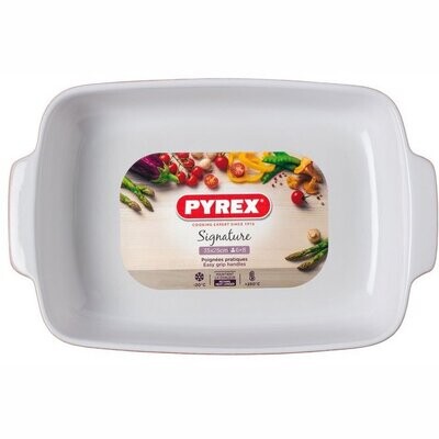Auflaufform Pyrex Signature Rechteck Rot 35 x 25 cm