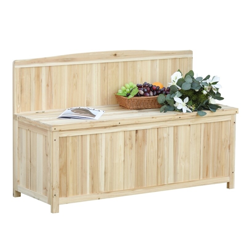 Gartenbank mit Stauraum Truhenbank Sitzbank