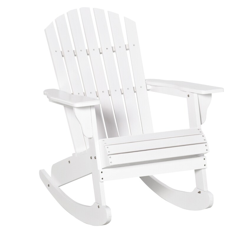 Adirondack Gartenstuhl Weiss 77 x 94 x 97 cm