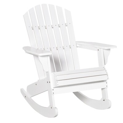 Adirondack Gartenstuhl Weiss 77 x 94 x 97 cm