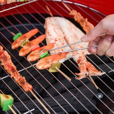 BBQ Holzkohlegrill auf Rollen Rundgrill Standgrill