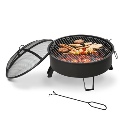 2-in-1 Feuerschale & Grill