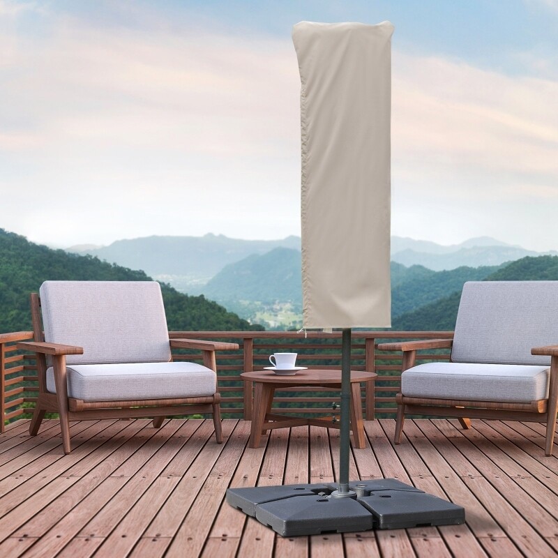 Sonnenschirm Schutzhülle für Ampelschirm Ø57 x 160 cm Khaki