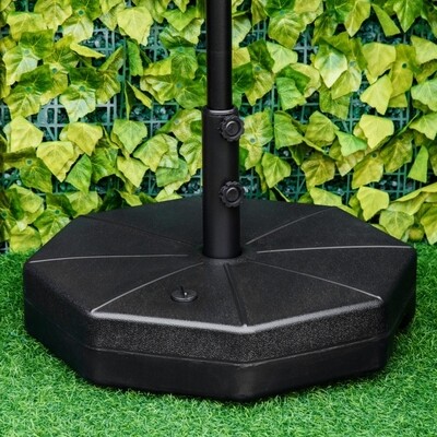 Sonnenschirmständer befüllbar bis 40 kg Schwarz 60 x 36 cm
