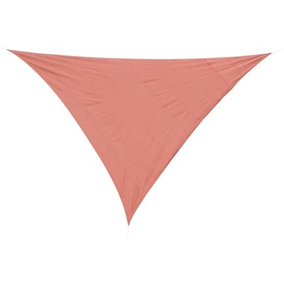 Sonnensegel Sonnendach Sonnenschutz Dreieck HDPE (Rot, 3x3x3m)