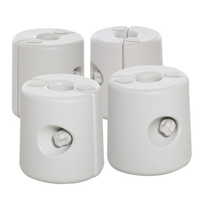 4 x Gewichte Pavillon Standfuss Standsicherung Partyzelt Befüllung mit Wasser/Sand PE ∅24xH25cm