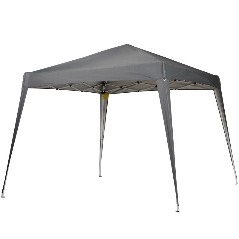 Faltpavillon Pavillon Faltzelt Partyzelt inkl. Tragetasche 3x3m Stahl Grau