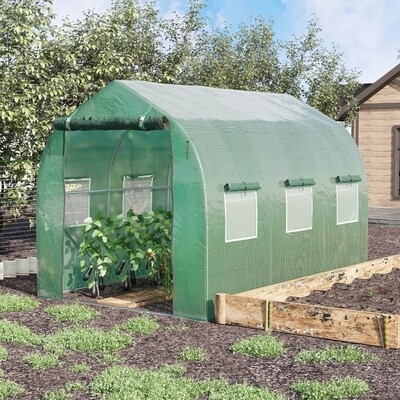 Foliengewächshaus begehbarer Polytunnel 3 x 2 m Gewächshaus Foliengewächshaus begehbarer Polytunnel 3 x 2 m Gewächshaus