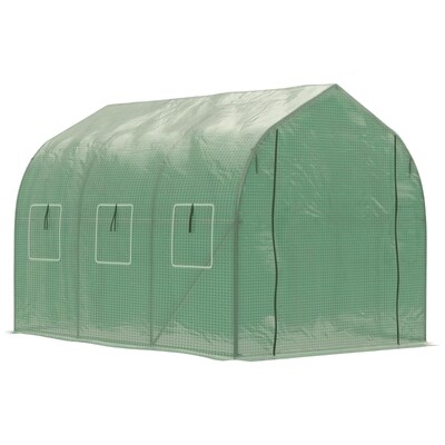 Foliengewächshaus begehbarer Polytunnel 3 x 2 m Gewächshaus