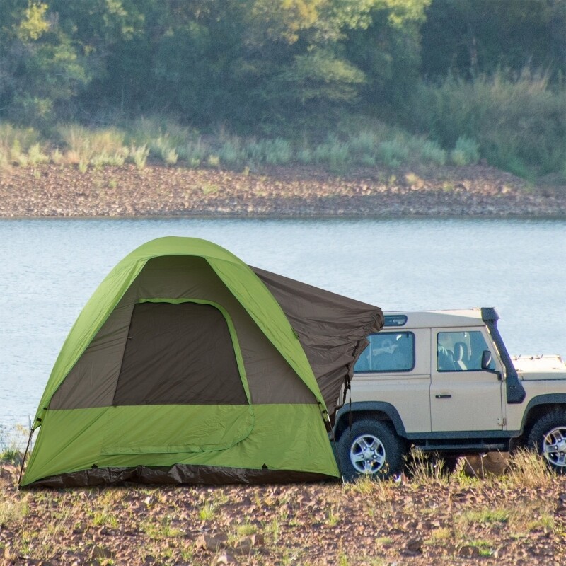 Autozelt Campingzelt Reisezelt Sonnenschutz für 4-5 Personen Glasfaser  Polyester